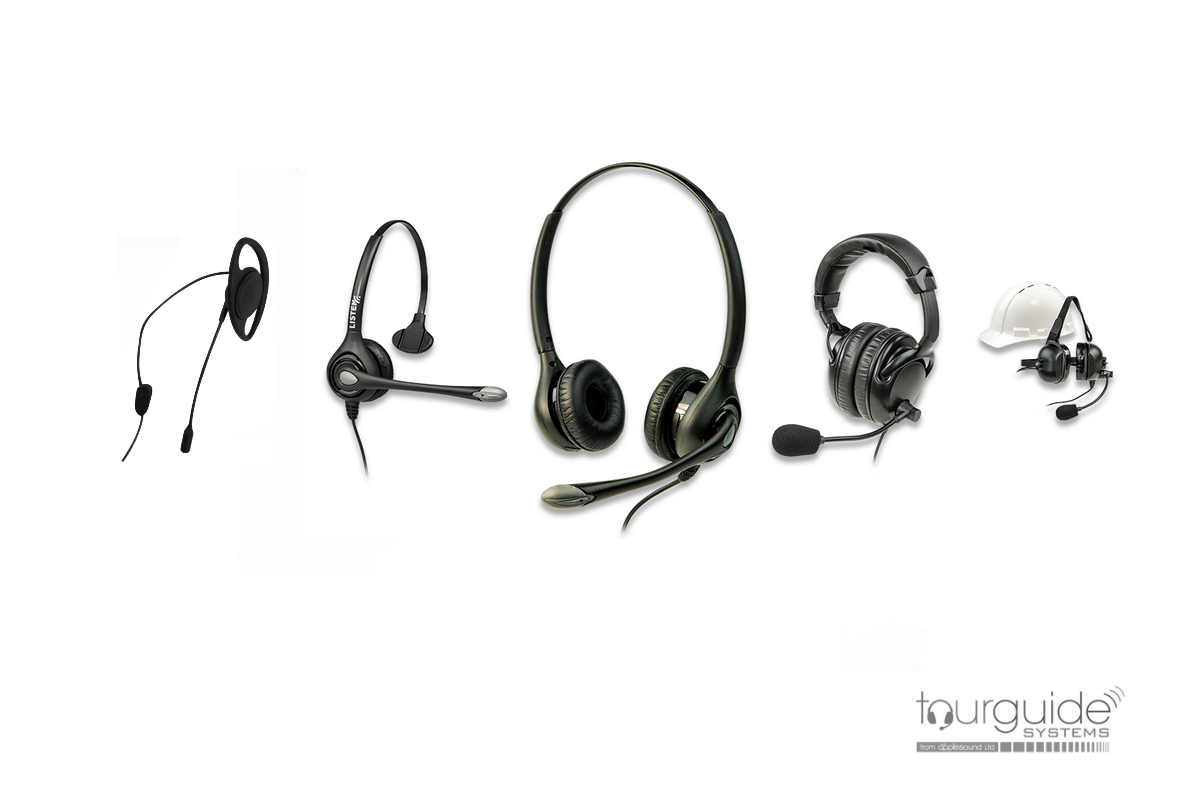 ATS-80 Two-way Tourguide System Headset Options