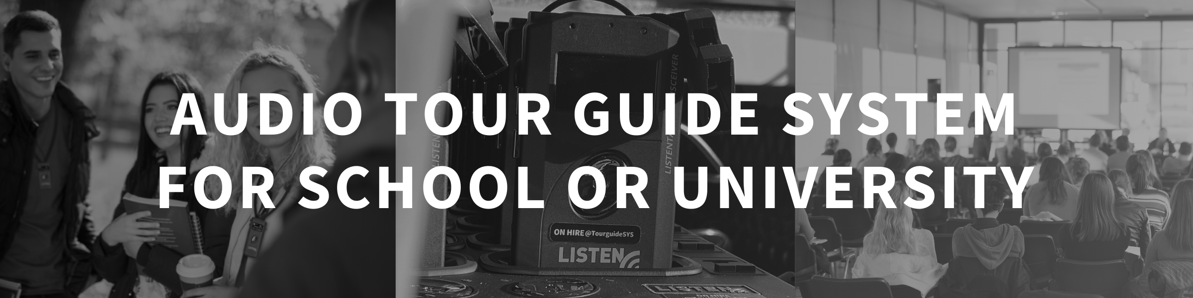 Audio Tour Guide System for School or University